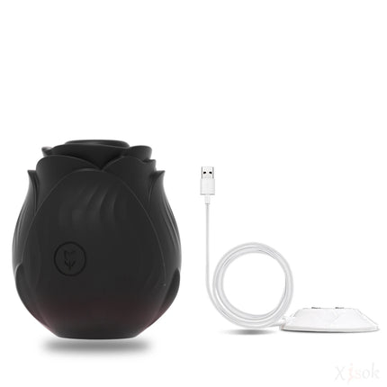 Powerful Sucking Vibrator for Women Vacuum Clitoris Stimulator Female Oral Nipple Clit Sucker Vibrating Adults Sex Rose-Toys