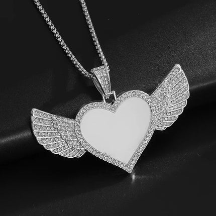 Hip Hop Iec Out Put Crystal Zirconia Dollar Sign Pendant Necklace Fashion Punk Cool Rock Rap Party Jewelry Accessories for Men