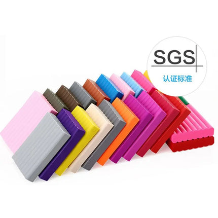 24 Colors Soft Polymer Clay 20g Each, Non-Toxic DIY Modeling Clay Kit for Kids Adults, Non-Stick Handmade Craft Clay for Jewelry