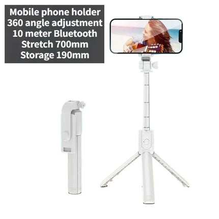 Bluetooth Wireless Selfie Stick Mini Tripod Monopod Remote Shutter With Fill Light for iPhone Samsung Xiaomi Phone Holder