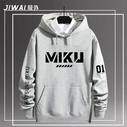 Hatsune Miku New Functional Series Sweater Set Hatsune Miku Peripheral Clothes Male and Female Couples Fleece Hooded Jacket Gift
