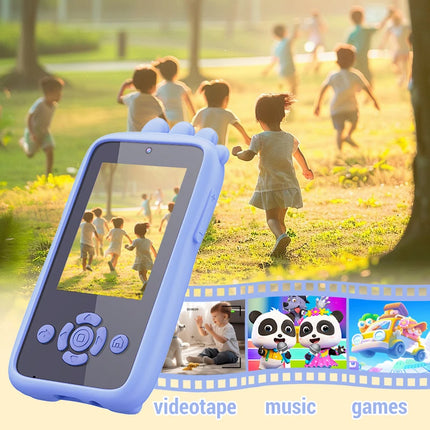 Kids Smart Mobile Camera Toy Built-in Music Player And Game Camera Toy 3-12 Year Old Boys Girl Festivals Cartoon Camera Toy Gift