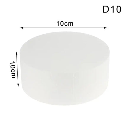 4/6/8/10 Inch Cake Foam Mould PS Foam Flower Decor Cake Dummy Practice Sugarcraft Model Lightweight DIY Decorations