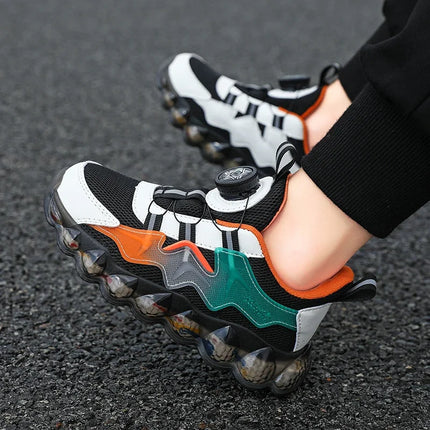 Children's Sport Shoes Boys' Fashion Running Leisure Mesh Comforthable Outdoor Kids Shoes Casual Tennis Light Sneakers Tennis