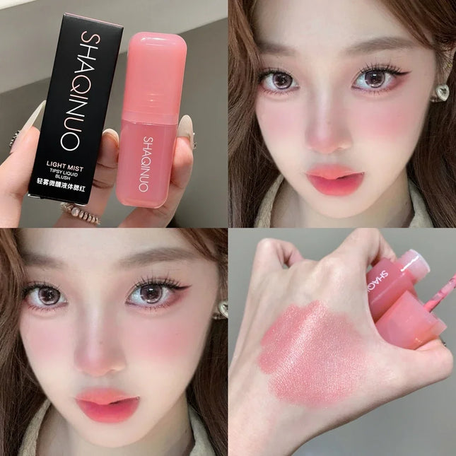 Blush Lipstick Light Blush Liquid Moisturizing Blush Mirror Vitality Brightening Natural Rouge Multi-functional Makeup Stick