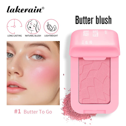 Lakerain Butter Blush Sweat-proof Waterproof Long-lasting Makeup Effect Brightening Even Skin Tones Face Contouring Cosmetics