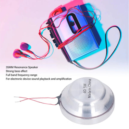 35MM Round Resonance Speaker All Frequency Vibration Louderspeaker for Electronic Equipment