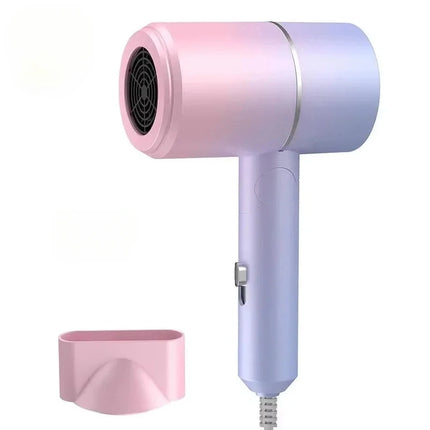 Folding Hairdryer High Power Negative Ion Hair Dryer Home Thermostatic Travel Portable Silent Hair Brush Dryer