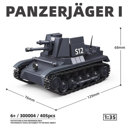 MOC Military Classic Model Type 82 Kübelwagen and Sd.Kfz.2 Half Track Motorcycle Weapons Building Blocks Bricks Toys Kid Gifts ﻿