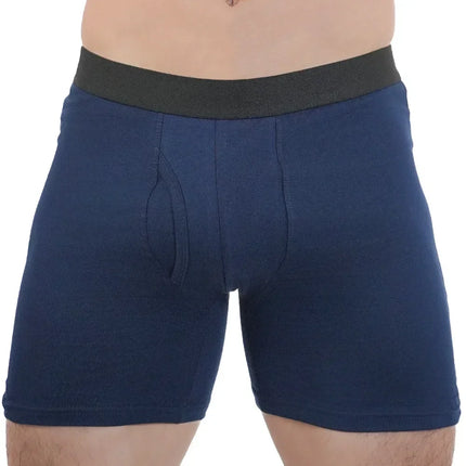 Men's Mid-Long Boxer Shorts Sport Underwear Cotton Underpants Sexy Boxer Shorts Breathable Panties Large Boxers for Men Men's Gifts