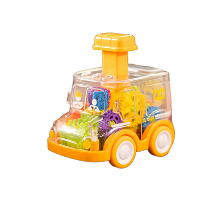 Children's pressing car toys, inertia gear cars, early education puzzle toys