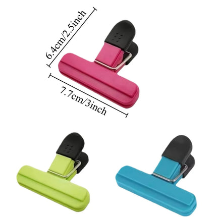 3-12PCS Multi Purpose Sealing Clip Durable Kitchen Snack Holder Food Bag Clip Storage Organizer Moisture-proof And Leak Proof