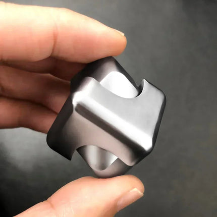 Metal Cube Rotating Fingertip Gyroscope Fidget Anti Stress Toys Adult Office Home Travel Portable Spinner Toys Christmas Gifts