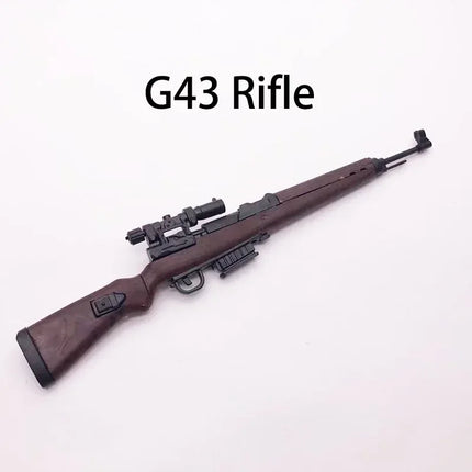 1/6 Gun Model 98K G43 Rifle Type 38 M200 Sniper Rifle RPG Plastic Assemble Soldier Gun For 12" Action Figure Toy Ornament