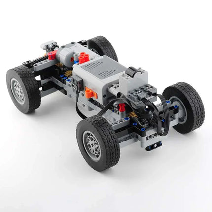 4WD MOC RC Car Parts Kit Chassis Electric Set Four-Wheel Drive Technical Chassis Bricks IR Remote Control Reciever  for legoeds