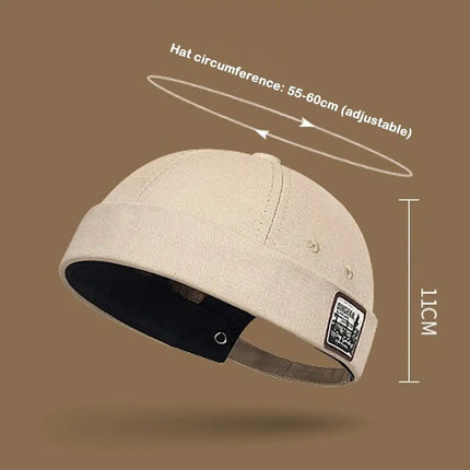 Casual Baseball Cap Summer Brimless Adjustable Cycling Riding Beanie Unisex Lightweight Outdoor Sport Camping Hiking Hat