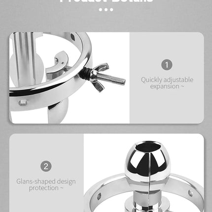 Stainless Anal Expander Adjustable Anal Expander Dilator SM Sex Toys for Men Gay Women Vaginal Anal Butt Plug Stretcher