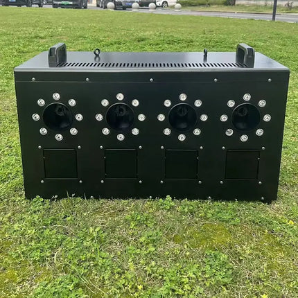 From EU 3000W 1500W LED Smoke Bubble Machine Four Holes Double Holes Wedding Bubble Spray Machine DMX for Stage Special Effect