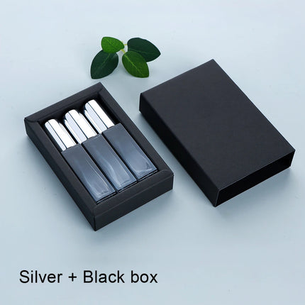 10ml Perfume bottle 1 box of 3 bottles Gradient thick glass perfume bottle Perfume Atomizer Exquisite packaging box gift