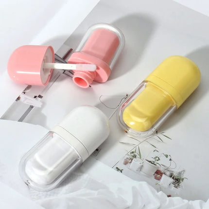 10/30/50pcs Empty 3ml Cute Multi-color Oval Ice Cream Lip Gloss Tubes Empty Liquid Lipstick/Lip Oil Bottle Cosmetic Container
