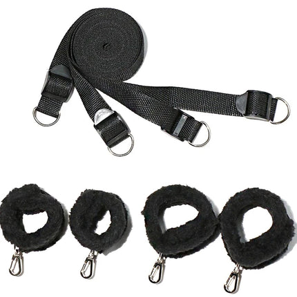 1Pc Bed Restraints Kit Restraint Fetish Bed Bondage Handcuffs Ankle Cuffs Adult Games Set Sex Toys For Women Men Couples
