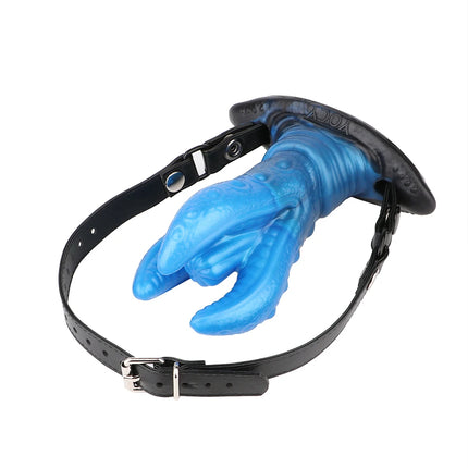 LEZEE Silicone Mouth Gag Oral Sex Training Ball Binding Gags Breathable Open Oral Couple Foreplay Flirting Sex Toy For Women