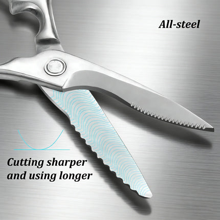 1/3PCS,Chicken Bone Scissors Kitchen Cooking Scissors Chicken Wings Fish Killing BBQ Scissors walnut clip Kitchen Accessorie