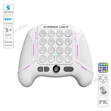 999 Level Electronic Pop Push Quick Push Game Console with LED Display Screen, Suitable for Adult and Child Fidget Toy Christmas