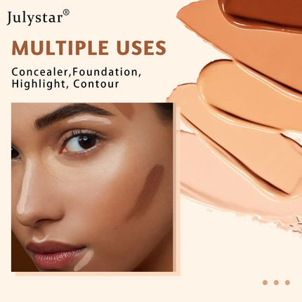 Waterproof Liquid Concealer Oil-control Lasting Cover Dark Circle Tattoo Acne Natural Full Coverage Lightweight Concealer Makeup