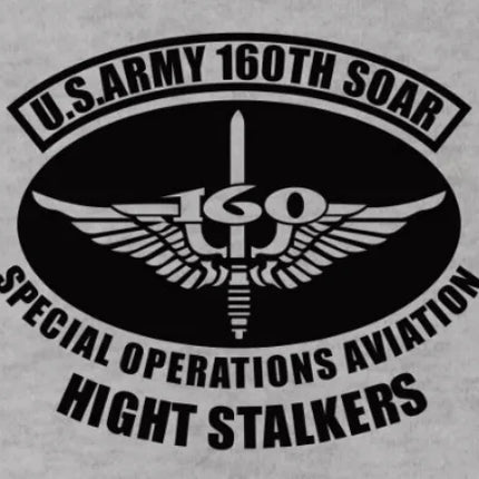 US Army Night Stalkers 160th SOAR Little Bird Helicopter T-Shirt 100% Cotton O-Neck Short Sleeve Summer Casual Mens T-shirt