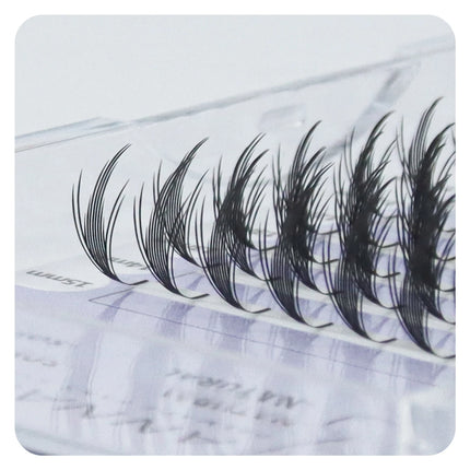 ANNAFRIS Comic Spire Eyelash Extension Premade Fans Natural Cashmere Manga False Eyelash Natural Soft Feather Shape Pteris Lash