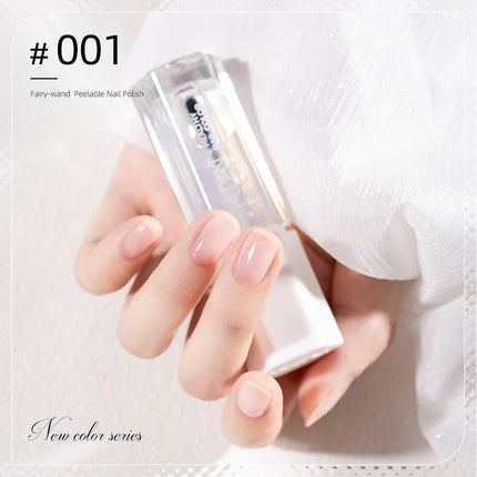 Colorful Water-Base Nail Polish 40 Colors Air Dry Peel Off Nail Art for Manicure DIY Long Lasting Nail Supplies Painting Varnish