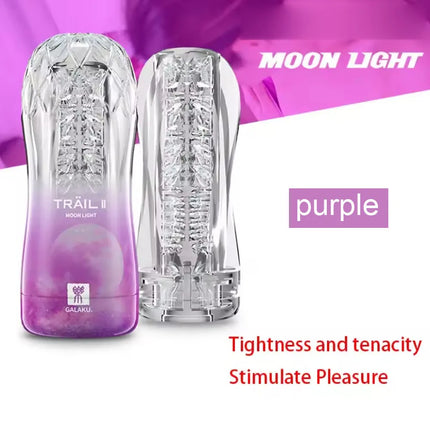Soft Vagina Simulation Vacuum Sucking Male Masturbator Cup Transparent Pocket Pussy Adult Endurance Training Sex Toys for Men