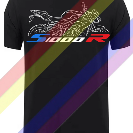 S1000R  Motorcycle T-shirt 100% Cotton Round Neck Printed T-shirt S-3XL