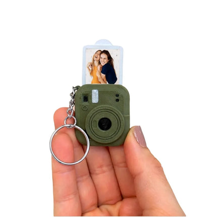 Portable Mini Camera Keychain Metal Key Ring Lightweight 3D Print Camera Pendant Decorative Multipurpose Bag Hanging Ornament