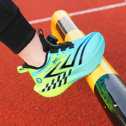 Children Sneakers Spring Soft Sole Rebound Anti Slip Student Competition Training Shoes Casual Professional Running Shoes