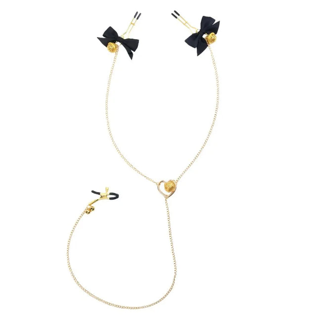 New Style Clitoral Nipple Clamps Dual-Zone Stimulation Couples Foreplay BDSM Sexy Accessories Sex Toys Clitoral Stimulation 18+