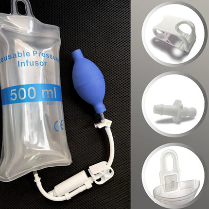 Compatible Smith Clear Cuff Pressure Infusor Bag Reusable Medical Infusion Bag Double-Sided Pressure Bag 500 ml