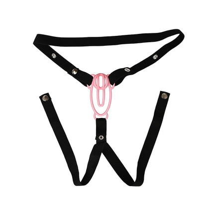 Male fufu Clip Chastity Lock Hide Penis Chastity Lock Cock Ring Binding straps Chastity Lock Outdoor wear Sex Toys For Men Gay