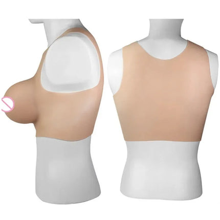 Crossdress for Men Beginner Fake Silicone Simulated Breast Forms Huge Boobs B/C/D/E/F Cup Transgender Drag Queen Shemale Cosplay