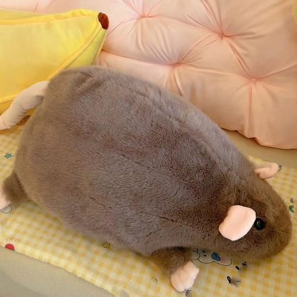 Cute 35/50cm Mouse Doll Cartoon Plush Flower Branch Rat Doll Soft Oversized Animal Figure Kid Gift Birthday Stuffed&Plush Animal