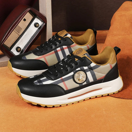 New Retro Light Luxury Fashionable Casual Shoes Shock-absorbing Elastic Sports Shoes Summer Lightweight Lace Up Walking Shoes