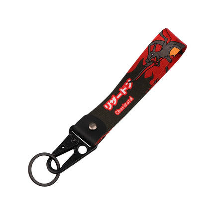 Cartoon Keychain Lanyard Cute Gengar Keyrings Wrist Straps for Backpacks Car Keys Holder Charm Anime Cosplay Accessories