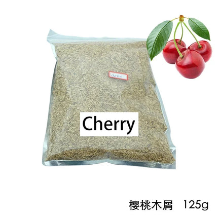 Smoked Sawdust Wood Chips for Smoking 125g/bag Apple Cherry Oak Hickory,Outdoor Smoker Fumigation Box Bacon Wood BBQ Accessories