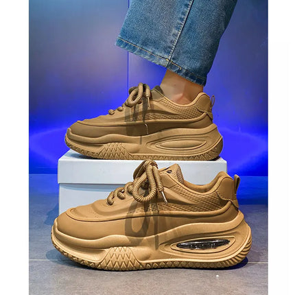 Men's Casual Sports Shoes, Fashionable Thick-Soled Skateboarding Shoes, Trendy and Comfortable Men's Outdoor Shoes