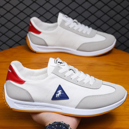 Men's Breathable Mesh Sports Shoes Lightweight Comfortable Soft Bottom Casual Shoes Versatile Footwear for All Seasons