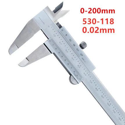 CNC Vernier Caliper 1/128in 0-150mm 0-200mm 0-300mm 6 In 8 In 12 In Measuring Stainless Steel Tools Gauge 530-104 530-118