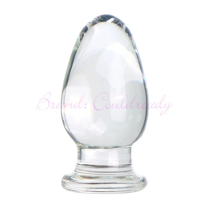 Large Crystal Butt Plug Vagina Ball Big Pyrex Glass Anal Dildo Bead Adult Sex Toys for Women Men Gay Masturbator
