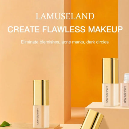 New Mini Concealer Moisturizing Liquid Concealer Coverage Pores Invisible Full Dark Circles Lasting Foundation Cream Face Makeup