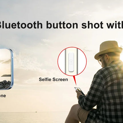 Magnetic Vlog Selfie Monitor Screen for iPhone 15 16 17 Pro Max Wireless Back Camera Display Touch Screen Zoom Shutter Control